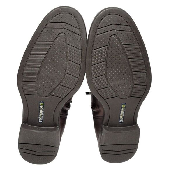 Florsheim Midtown Boot Zip Plain Toe Mens Size 11 D Brown Genuine Leather NEW - Picture 15 of 16